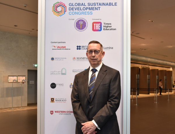 University of Waikato Vice Chancellor Professor Neil Quigley at the Times Higher Education Global Sustainable Development Congress. 1