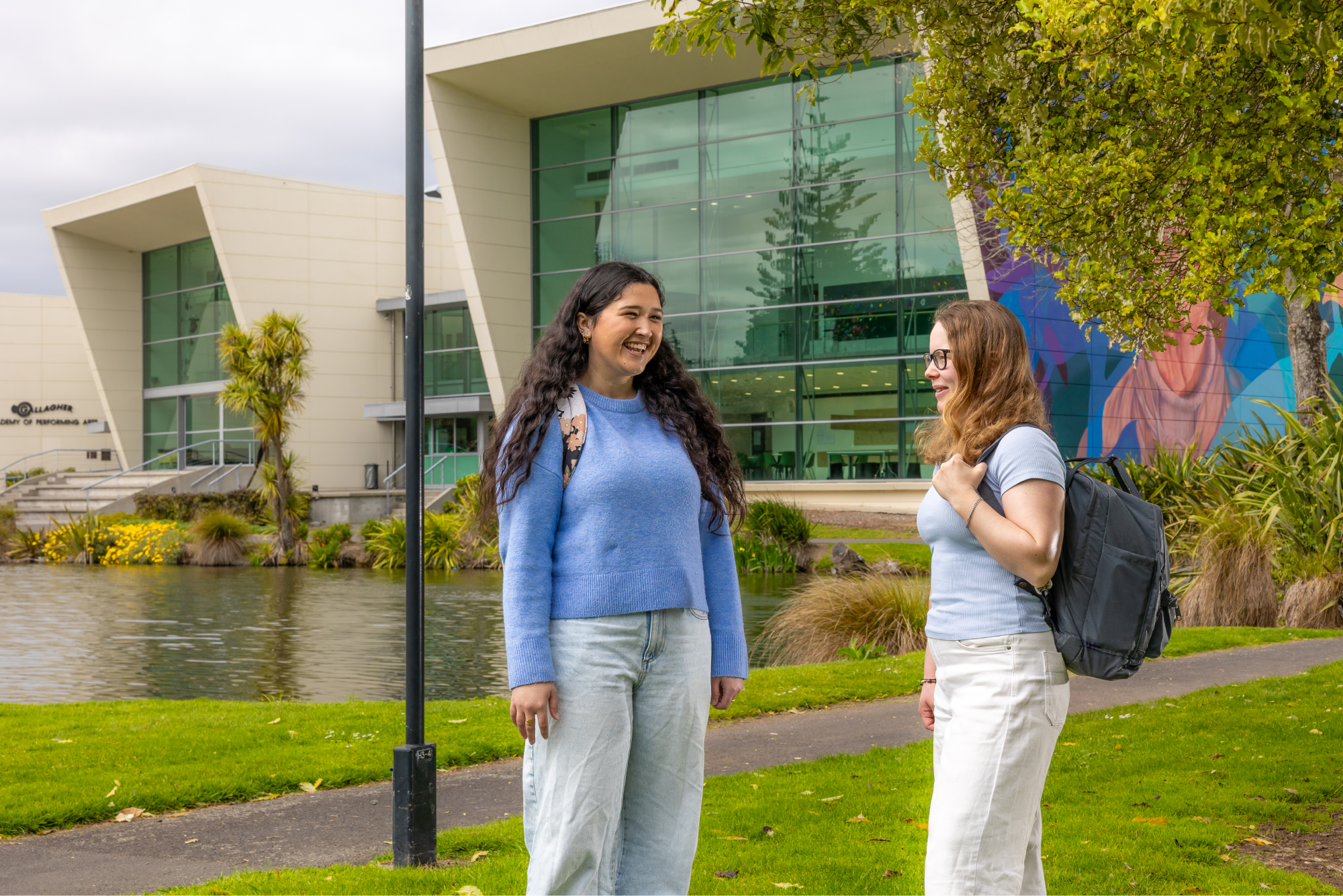 two-students-talking-outside-gapa